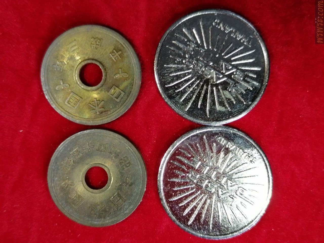 เหรียญ​ ต่างประเทศ​4เหรียญ​