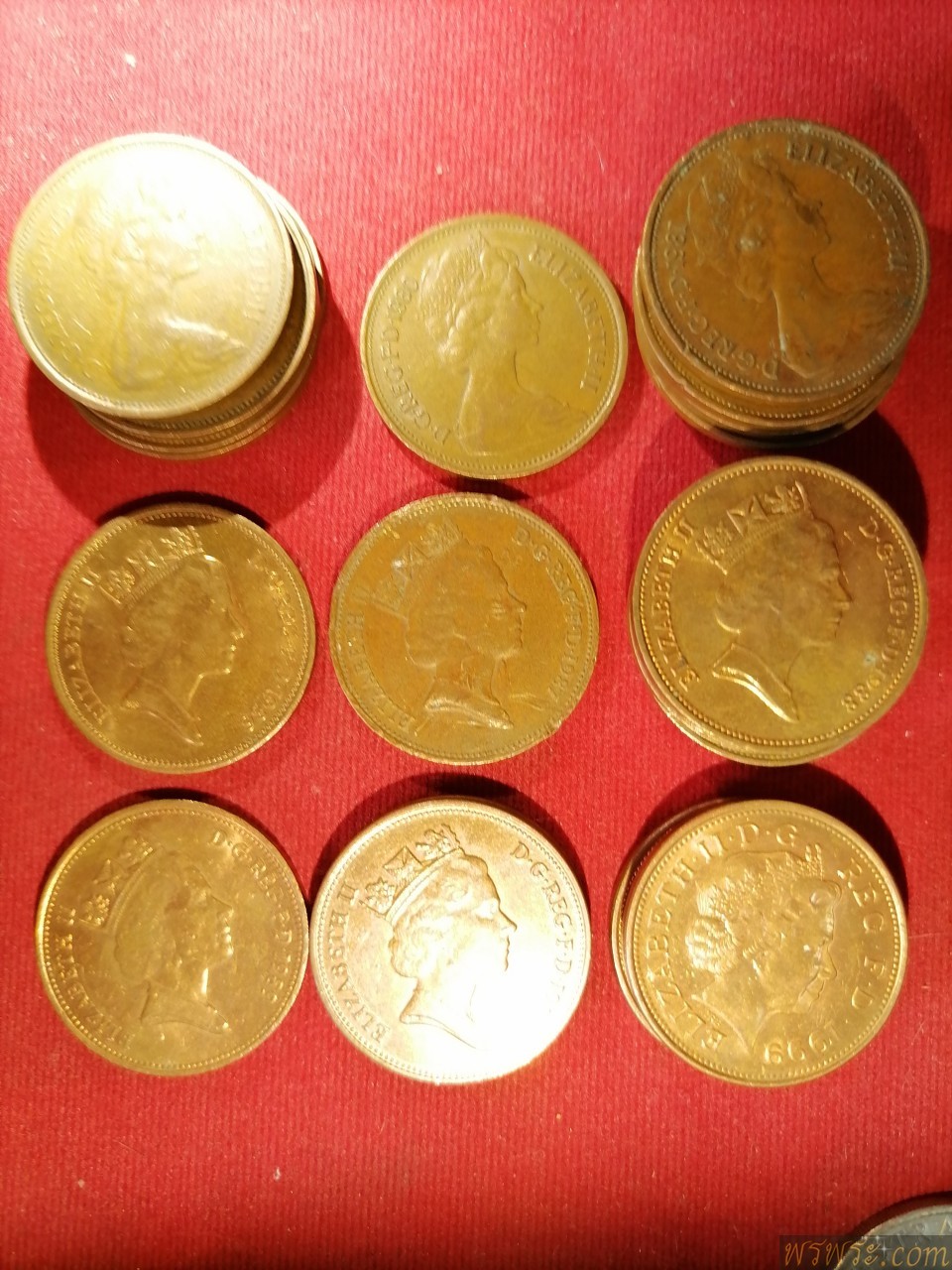 เหรียญ​ELIZABETH II​ TWO PENCE รวม26เหรียญ
