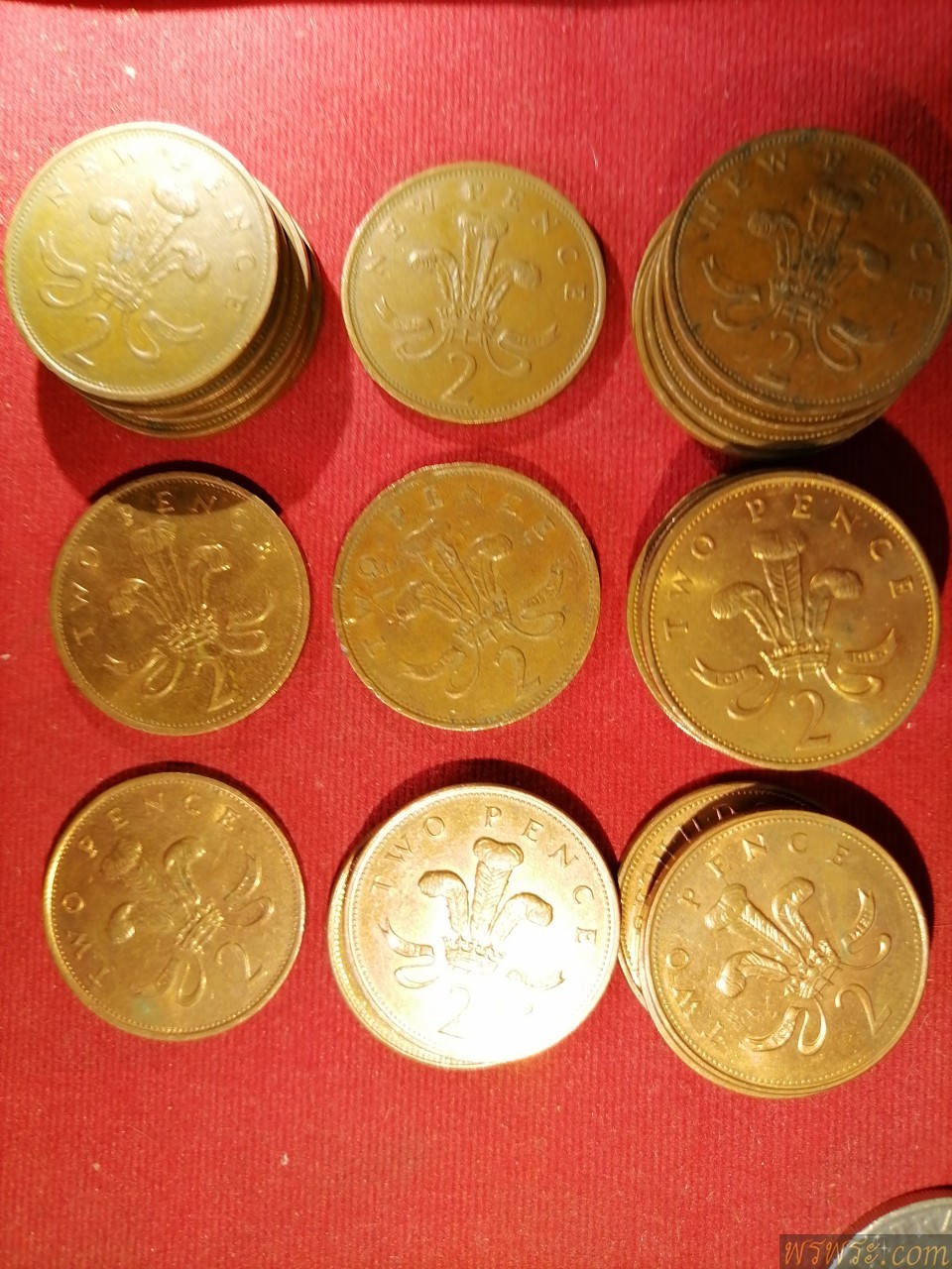 เหรียญ​ELIZABETH II​ TWO PENCE รวม26เหรียญ