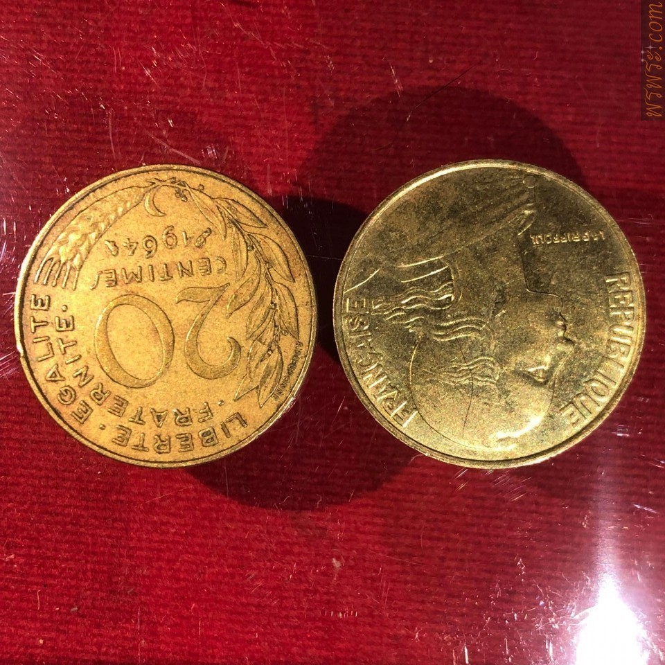 เหรียญ FRANCAISE 20CENTIMES1964//เหรียญ FRANCAISE 20CENTIMES1997