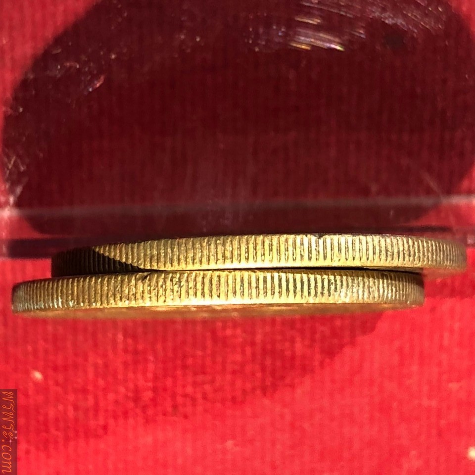 เหรียญ25FRANCAISE1980//เหรียญ 25FRANCAISE1984
