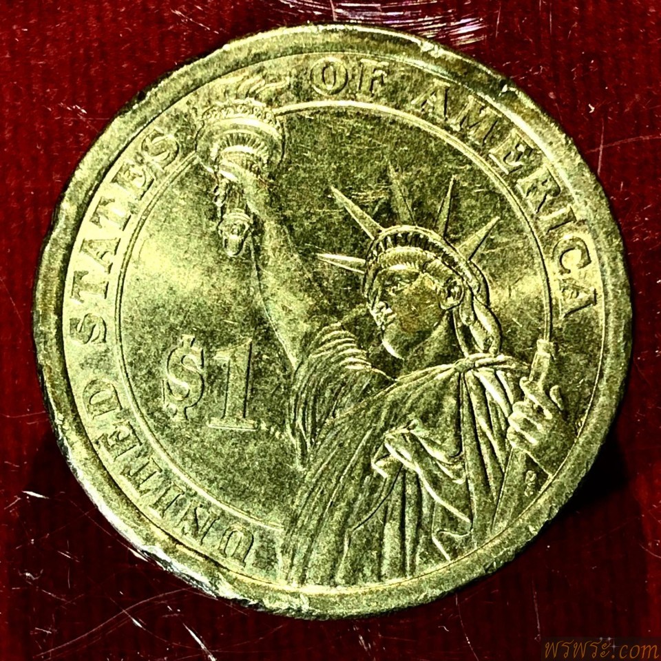 เหรียญ  UNITED  STATES  OF  AMERIGA  S1  RUTHERFORD  B.HAYER  IN  GOD  WE  TRUST  19th  PRESIDENT  1877-1881