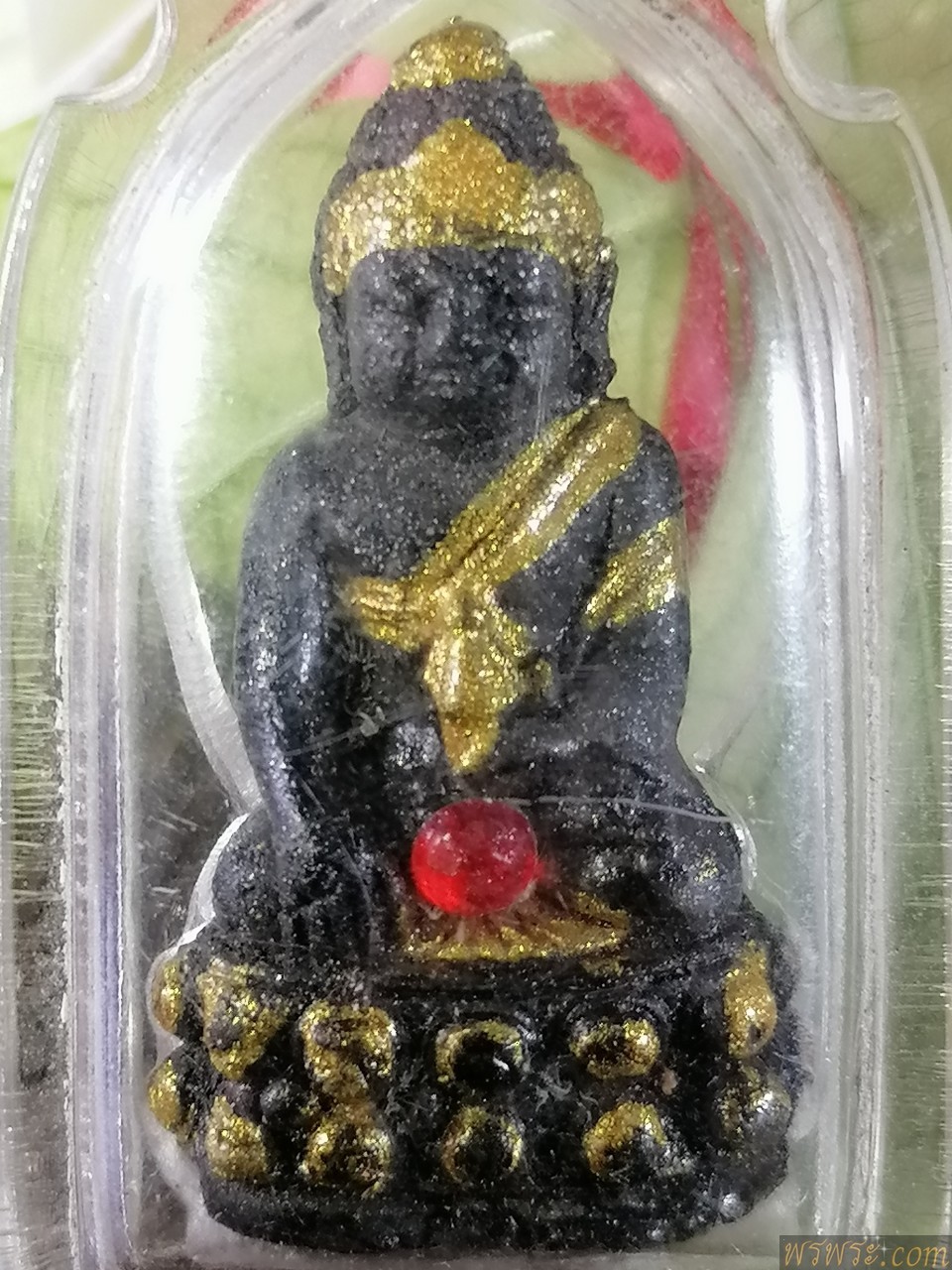 พระกริ่งปวเรศ​ เนื้อว่าน​ ทาทอง​ พระสายวัง​