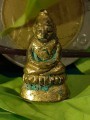 พระชัยวัฒน์ ปางสมาธิ บัวเม็ด เปียกทองคำแท้ ก่อนปี2500