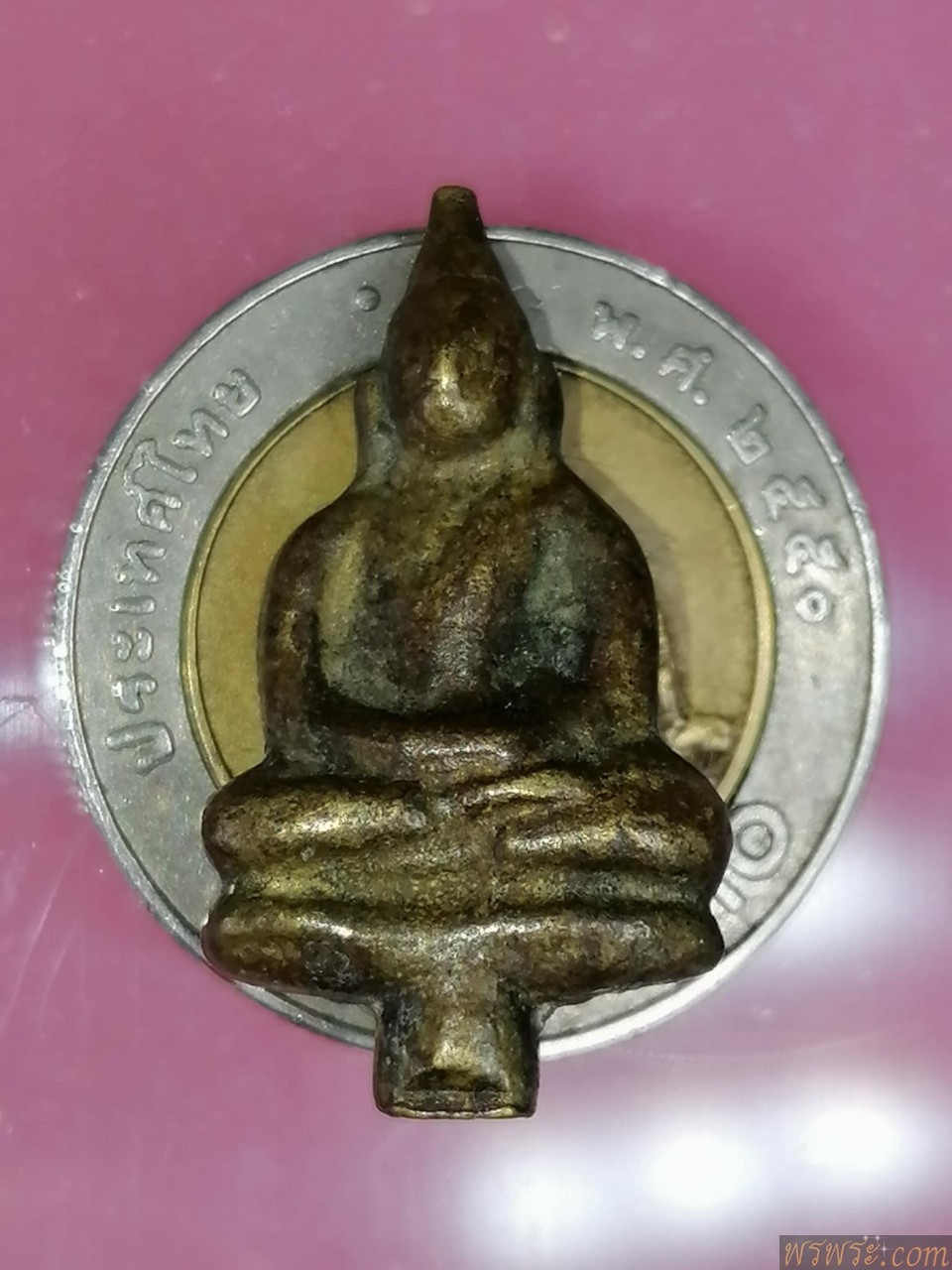 พระยอดธง เนื้อสำริด
