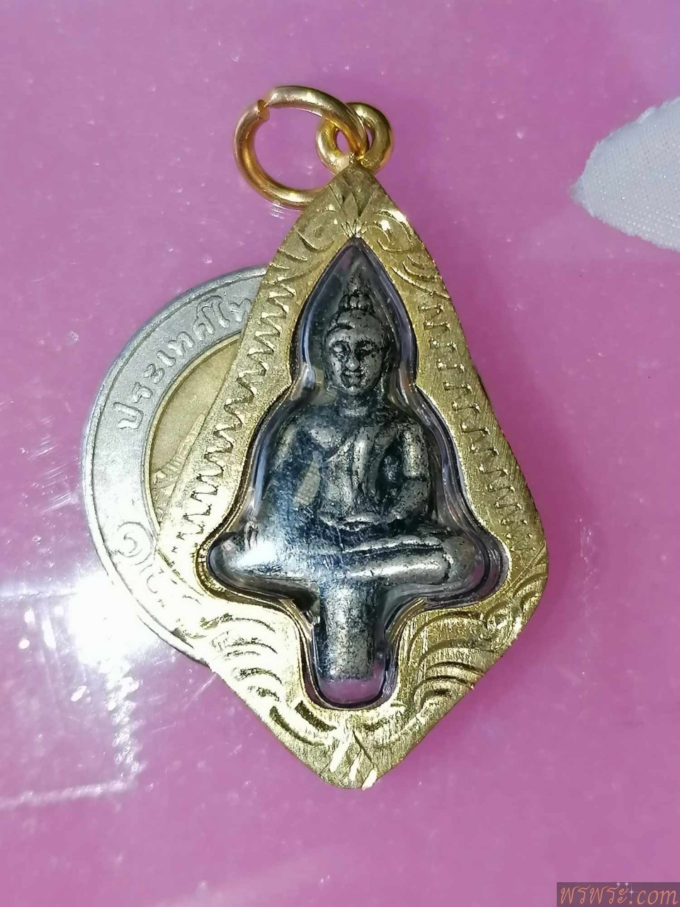 พระยอดธง เนื้อสำริด