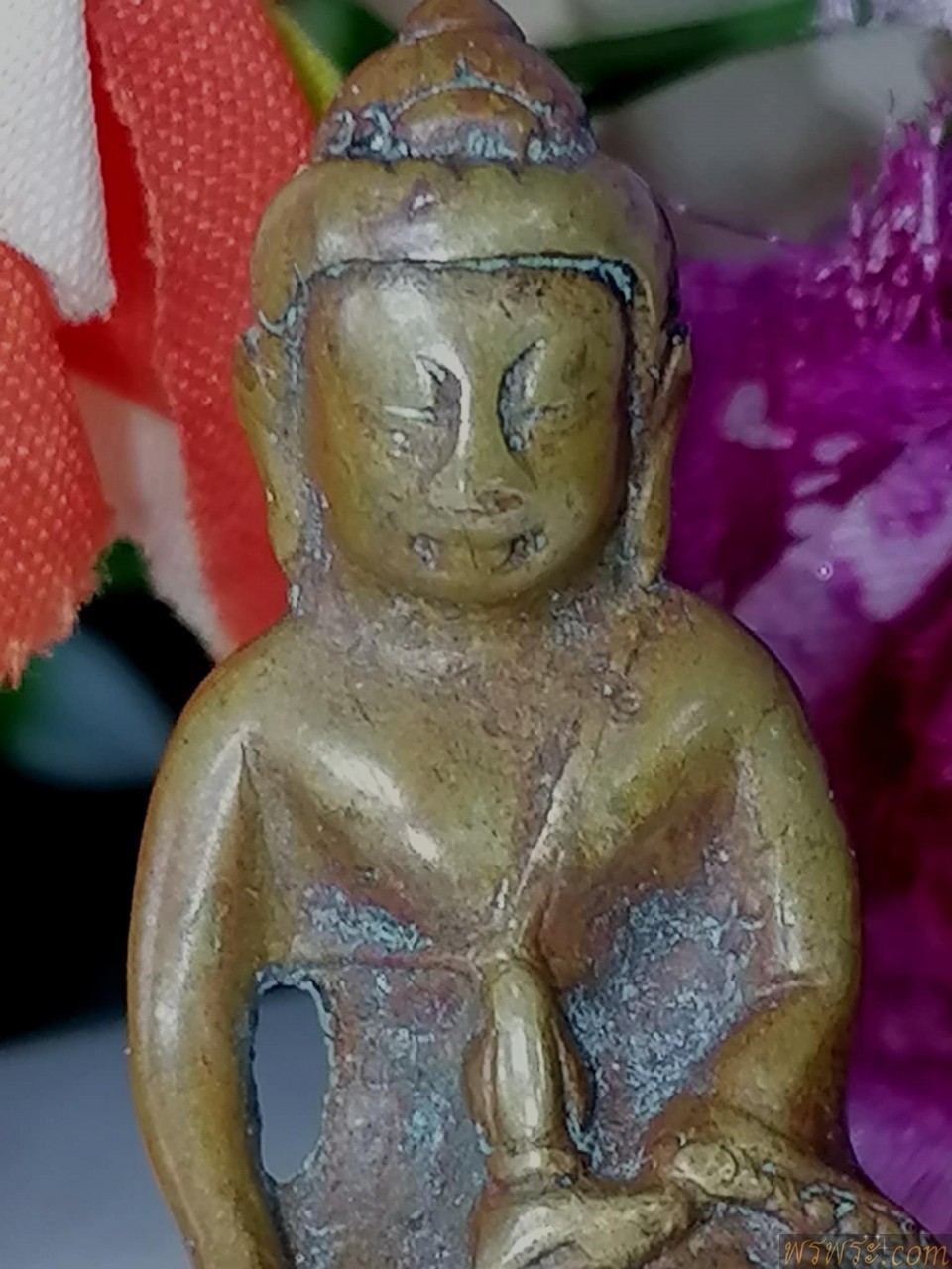 พระกริ่ง ทรงจีน เนื้อสำริด กริ่งดัง