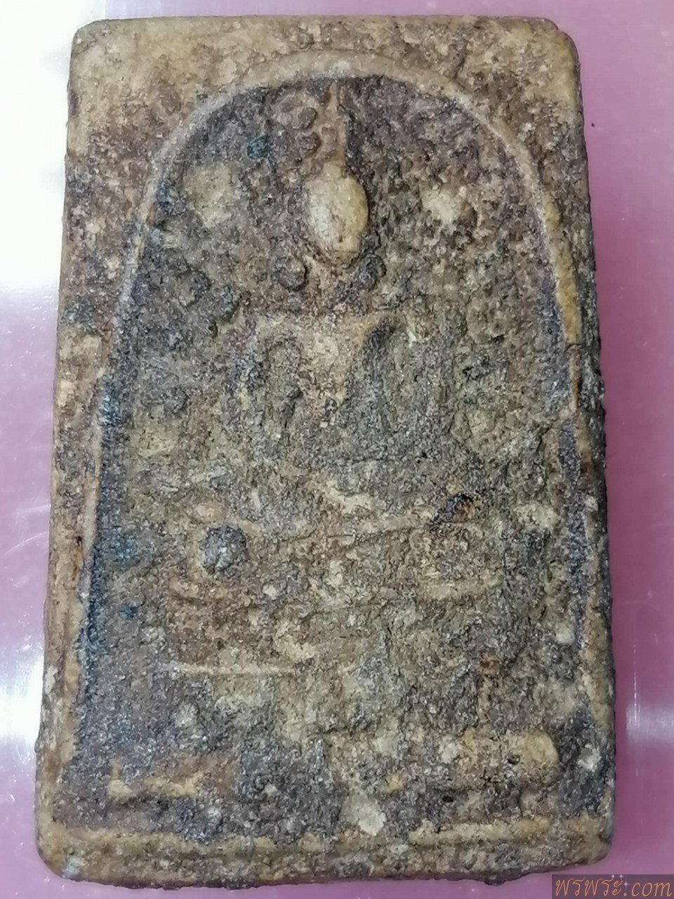 พระสมเด็จ หลังปั๊มหมีก ตราวัด