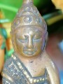พระกริ่งปวเรศ ร.๕ เพชรกลับ อุณาโลม สังวาล บัว หมุดทอง ลายจีวร จารย์ใต้ฐาน เนื้อสำริด กริ่งดัง/ก่อนปี2500
