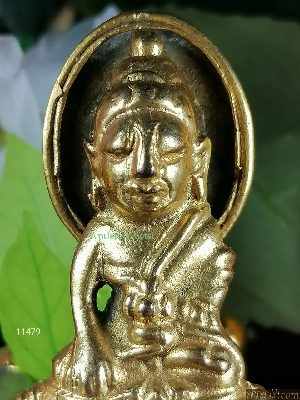 พระโชว์//พระกริ่งปวเรศ ประภามลฑล หลังรูป มังกรทอง เปียกทองคำแท้ 6.20%+-AU/GOLDกริ่งดัง โค๊ตนูน โค๊ตหยดน้ำ/2โค๊ต สำหรับคนพิเศษ /พบ1องค์ เมื่อวันที่ 28/12/2561 องค์1เดียว /ขนาด24*48หนา20มม