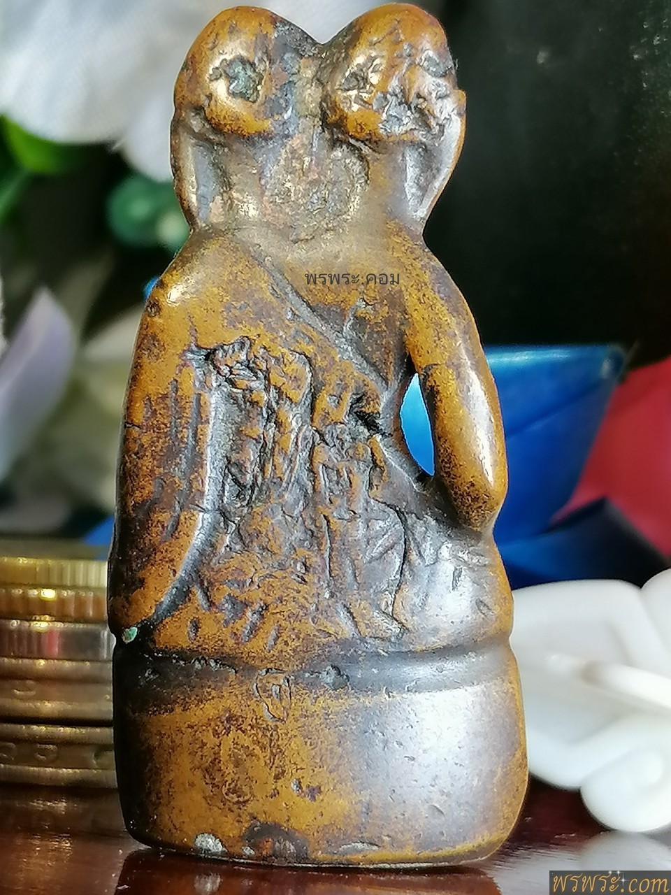 พัชรีทีอ๋อง2เศียร กริ่งดัง คล้ายลูกกระพรวน เนื้อหาเก่าๆ พบเห็นน้อยองค์(องค์1เดี่ยว)