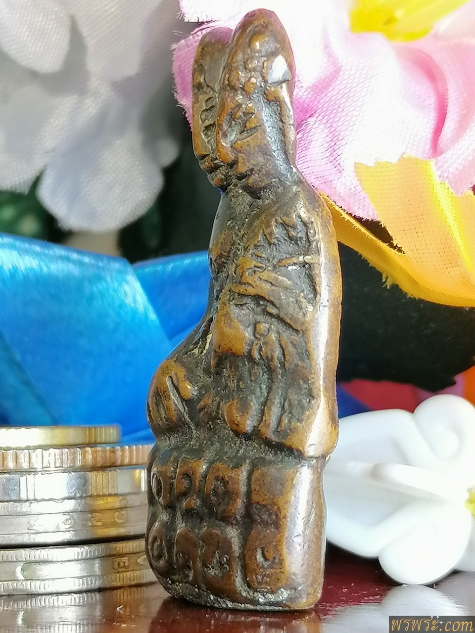 พัชรีทีอ๋อง2เศียร กริ่งดัง คล้ายลูกกระพรวน เนื้อหาเก่าๆ พบเห็นน้อยองค์(องค์1เดี่ยว)