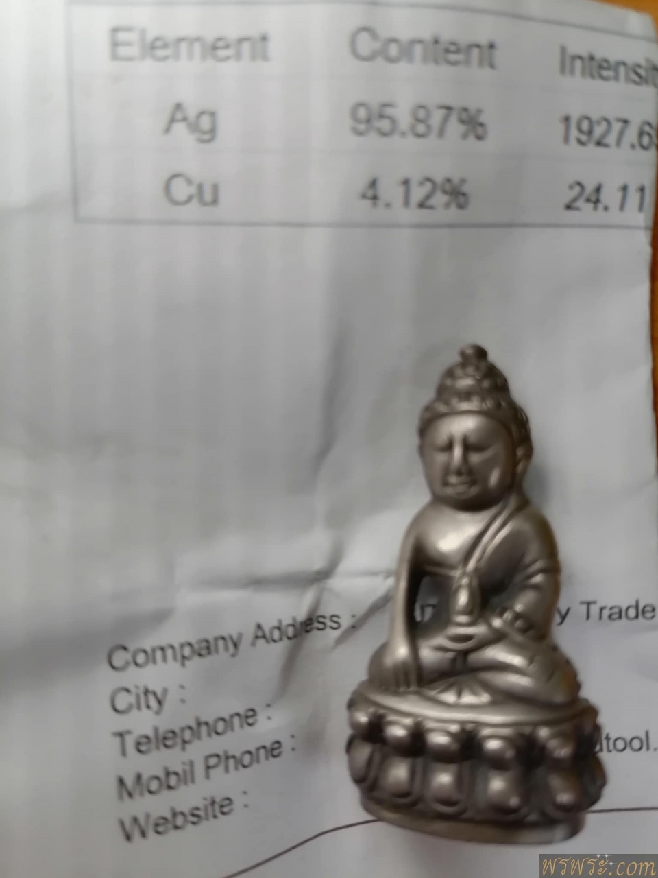 พระกริ่งปวเรศ เนื้อเงินAG95.87%(เงินยุโรป) ปี๒๔๐๙PRA GING PAOWALED (THAILAND ART)ํ Silver