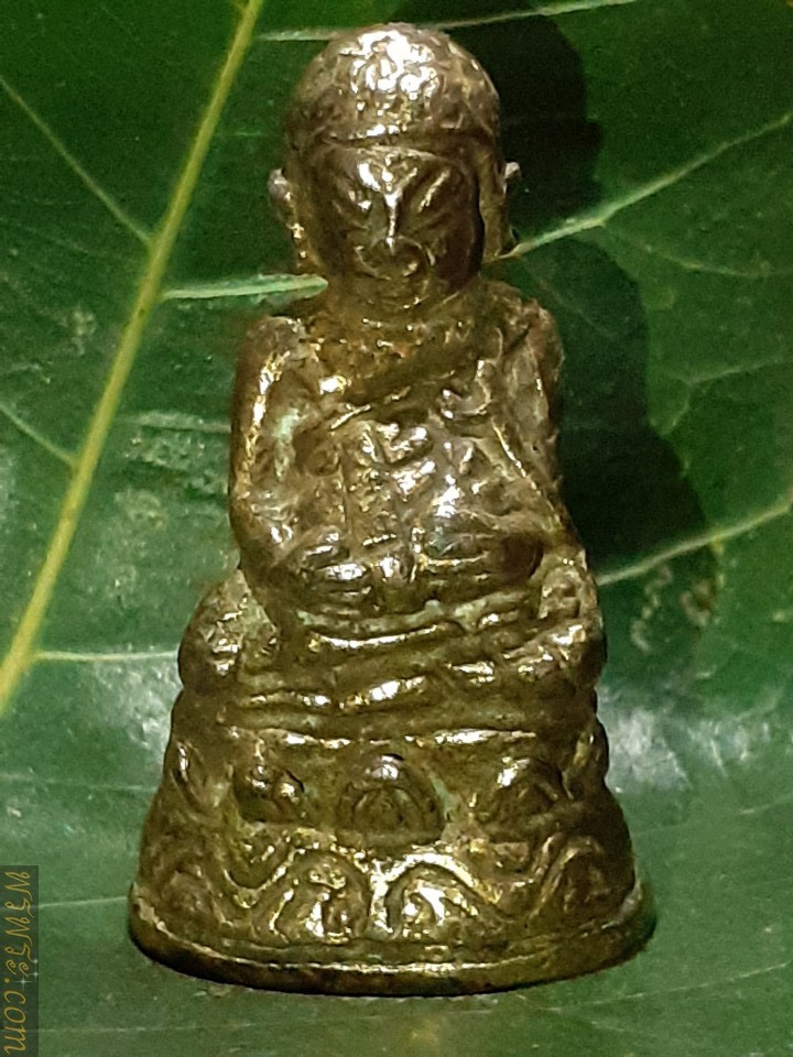 พระกริ่งจีน เปียกทองคำแท้ gold/AU1.52+-หล่อตัน