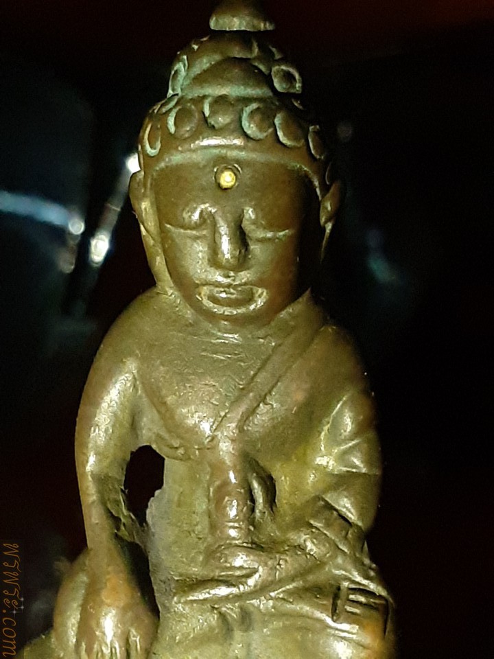 พระกริ่งปวเรศ พุทธบารมี หมุดทอง มีรอยจารย์ใต้ฐาน ปี2380-2394กริ่งดัง