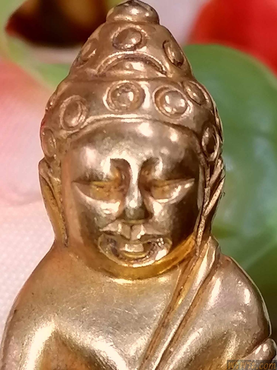ส่ง จ พิษณุโลก//พระกริ่งปวเรศ๑๐โค๊ต สมบูรณ์พูนสุข เนื้อสำริดสีทอง กริ่งดัง