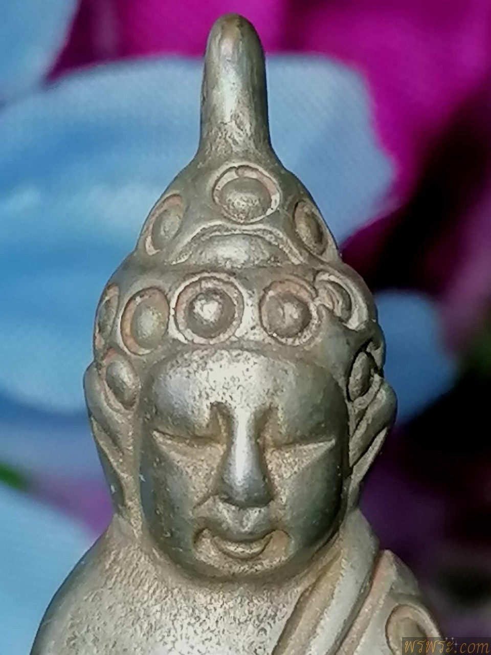 ส่ง จ.พิษณุโลก//พระกริ่งปวเรศ สมเด็จโต เนื้อสำริด สีเงิน กริ่งดัง