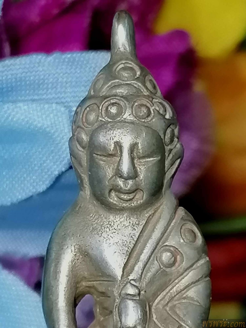 ส่ง จ.พิษณุโลก//พระกริ่งปวเรศ สมเด็จโต เนื้อสำริด สีเงิน กริ่งดัง