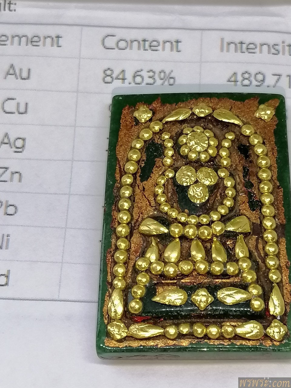โขว์พระ​ วทพ.//พระ​สมเด็จไกเซอร์​ ประดับทองคำแท้​ หลัง​ พระบรม​ฉายาลักษ์5พระองค์​ แผ่นทองคำแท้​gold/AU96.93%+-