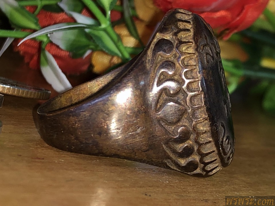 แหวน สมเด็จโต พ.ศ.๒๓๙๘ เนื้อสัมฤทธิ์ วงใน21มม