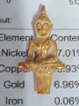 พระยอดธง เปียกทองคำแท้ gold6.96%+-/Phra Yodthong, real gold, gold6.96%+-