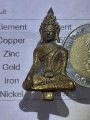 พระยอดธง เนื้อสำริด เปียกทองคำแท้gold/AU1.93%+-/Phra Yodthong amulet, bronze, wet with real gold, gold/AU1.93%+-