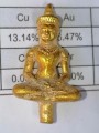 พระยอดธง เนื้อสัมริด เปียกทองคำแท้ผสมAU/GOLD6.47%+-