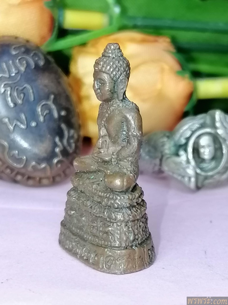 พระกริ่ง สิทธิธาดา เนื้อสำริด กริ่งดัง//พระกริ่งสิทธิธาดา เนื้อนวะโลหะ มหาวิทยาลัยธุรกิจบัณฑิต ครบ30ปี ปี2541