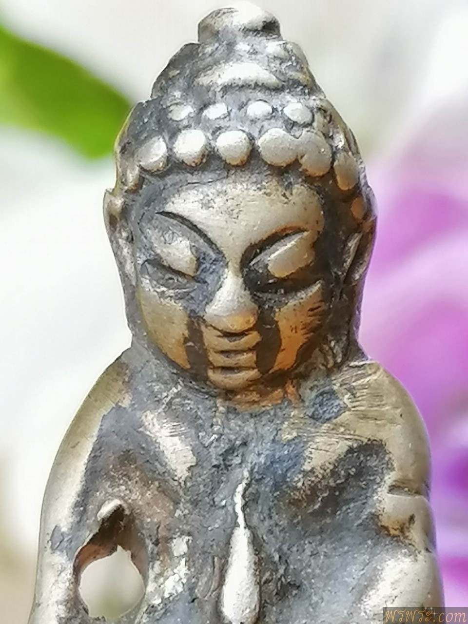 ปิด/พระกริ่ง เนื้อสัมฤทธิ์เงิน กริ่งดัง ก่อนปี2500