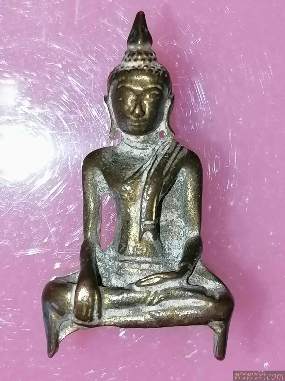ส่ง กทม//พระยอดธง​2แกน​ เนื้อทองคำแท้ผสมgold/AU0.60%+-