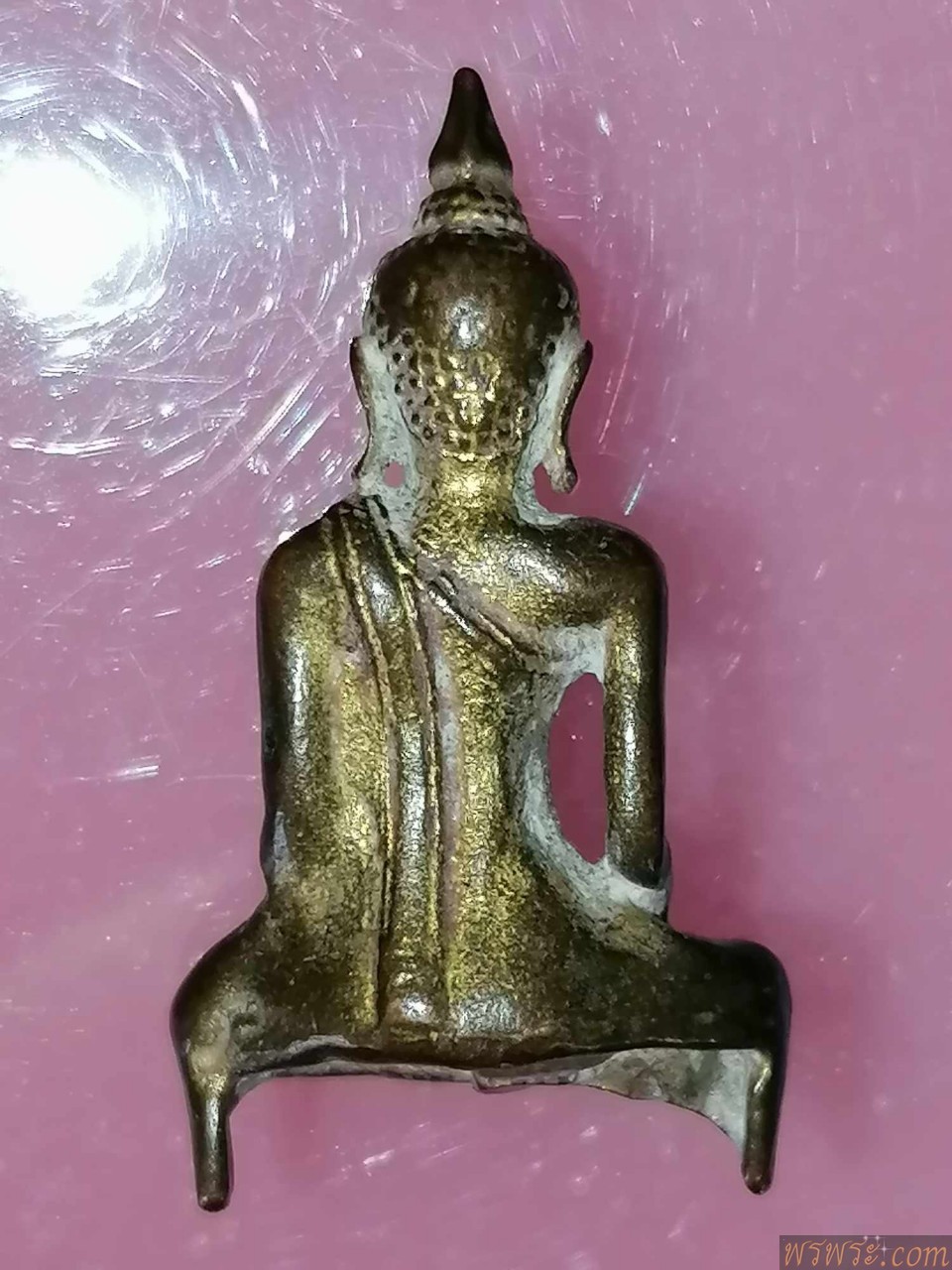 ส่ง กทม//พระยอดธง​2แกน​ เนื้อทองคำแท้ผสมgold/AU0.60%+-
