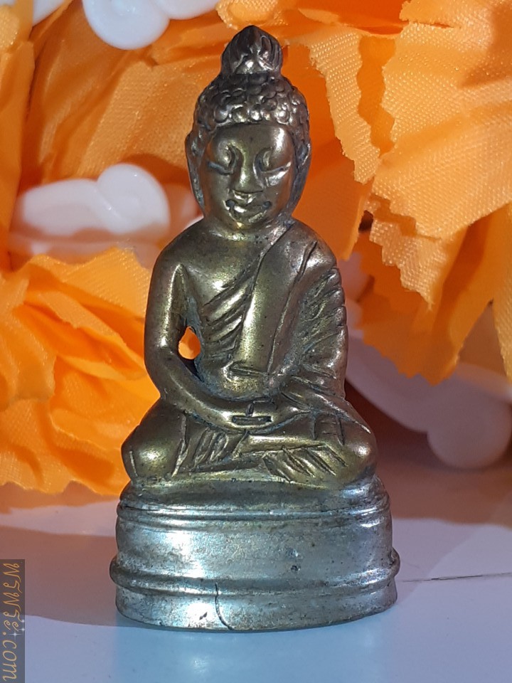 Phra Chaiwat in meditation posture, height 3.6 cm.พระชัยวัฒน์ ปางสมาธิ สูง3.6ซม.