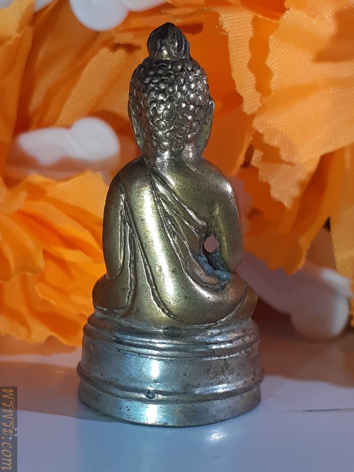 Phra Chaiwat in meditation posture, height 3.6 cm.พระชัยวัฒน์ ปางสมาธิ สูง3.6ซม.