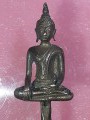 ส่ง จ.นครปฐม/ Yod Thong, bronze amulet, 3 cm amulet, axis 1.8 cm, total height 4.8 cm.พระยอดธง เนื้อสำริด องค์พระ3ซม แกน1.8ซม สูงรวมแกน4.8ซมPhra Yod Thong, bronze amulet, 3 cm amulet, axis 1.8 cm, total height 4.8 cm./ส่ง จ.นครปฐม