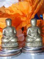 The two-faced Buddha image has no face, the Bhagavam Bodi is cool and blissful, the teacher under the base.พระหล่อ2หน้า ไม่มีหน้าตา ภควัมบดี อยู่ เย็น เป็น สุข จารย์ใต้ฐาน