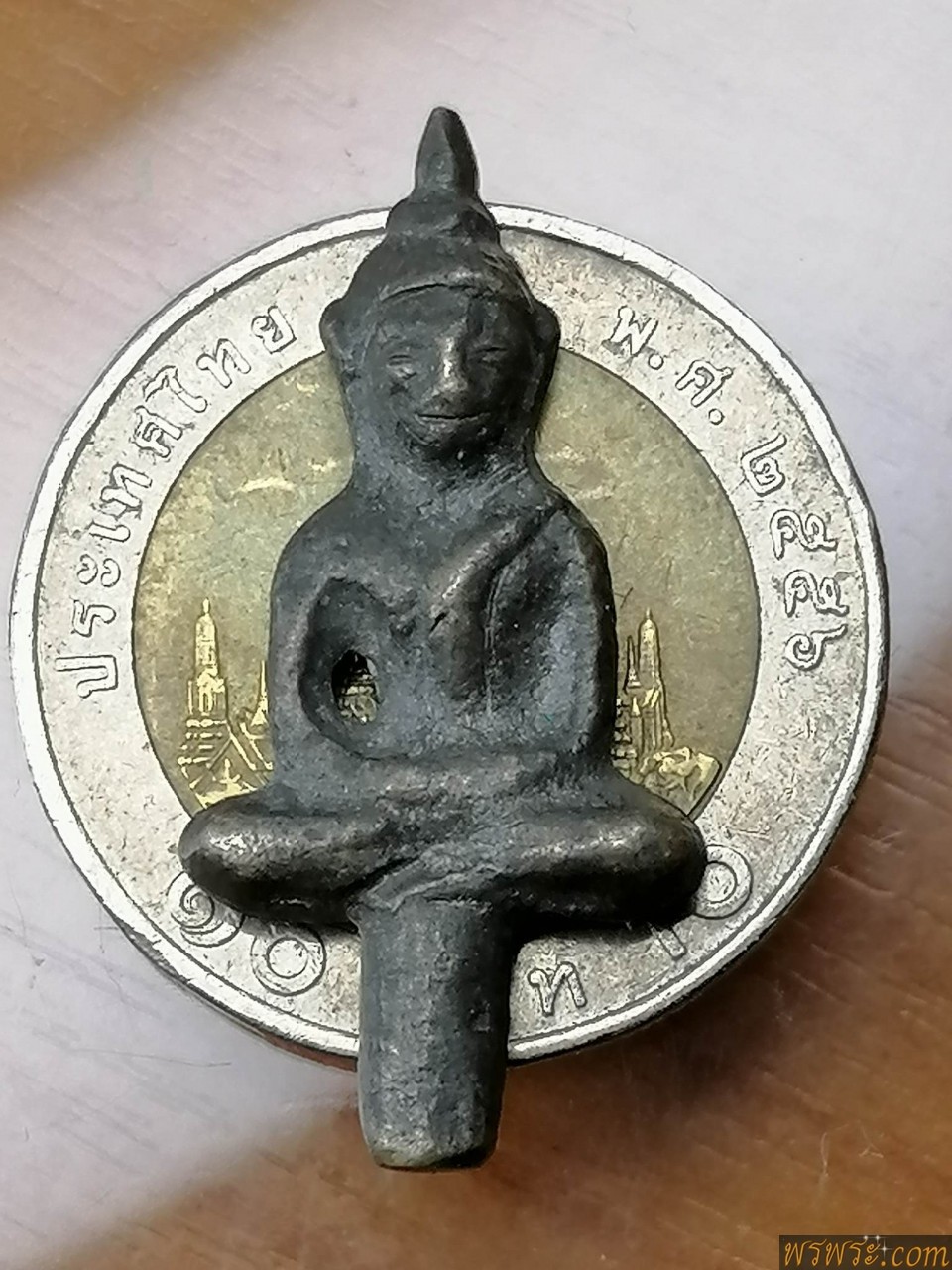 พระยอดธง สำริดเงิน ชินเงิน