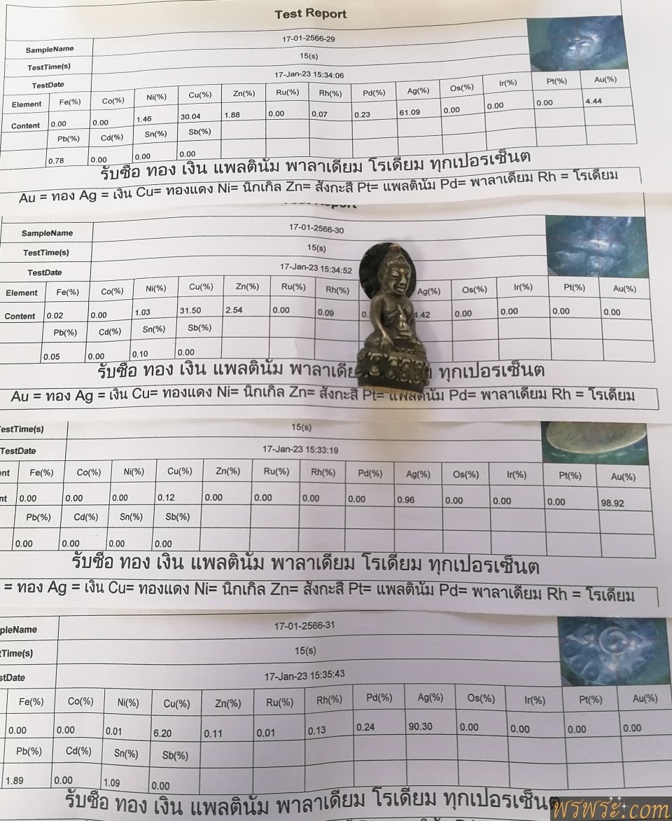 พระโชว์​ วทพ//พระกริ่ง​ปวเรศ​​ ร.๕ประภามลฑล​ ดุลนูนกลม6+4จุด  หลัง​ หัวนะโม​ บนดอกไม้ลายไทย4ดอก แต่งดุลลาย ตอกลาย รอบวง13จุด องค์พระ และบัว8คู่ ตอกลาย​ หลังพระสมเด็จ​ เนื้อเงิน​ และ​ อุณาโลม​ ทองคำ​ แผ่นทองคำใต้ฐาน​ จารย์​ มะ​ อะ​ อุ​ กริ่งดังแน่นๆ​แต่งลายจีวร//พบ​ ที่​ ชม​ 1องค์​ ณ.วันที่17/01/2566