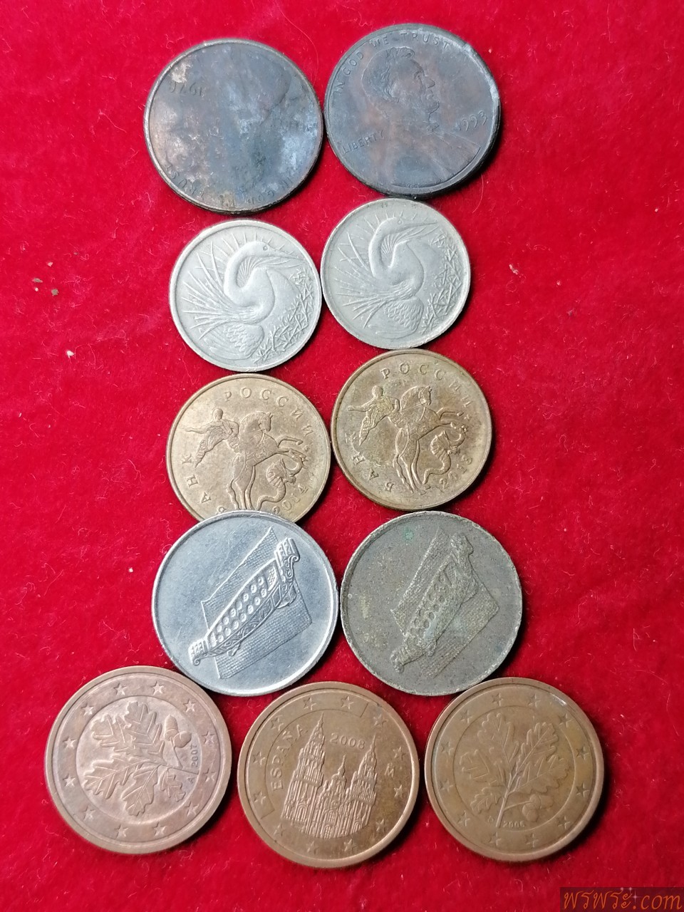 เหรียญ​ มาเล ยูโร รวม11เหรียญ