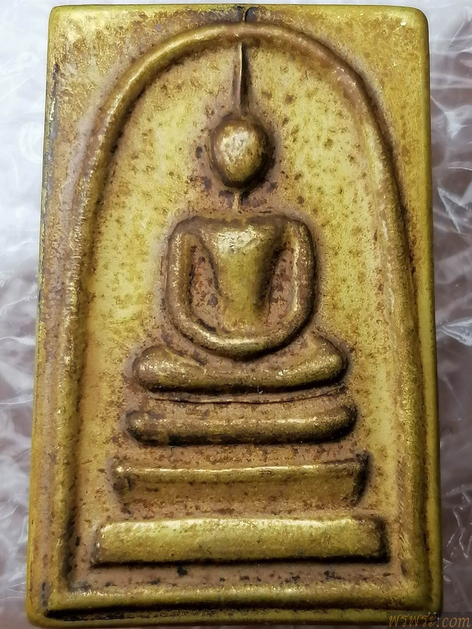 ส่ง จ.พิษณุโลก//พระสมเด็จ หลัง พระคาถาชินบัญชร เนื้อโลหะสำริด