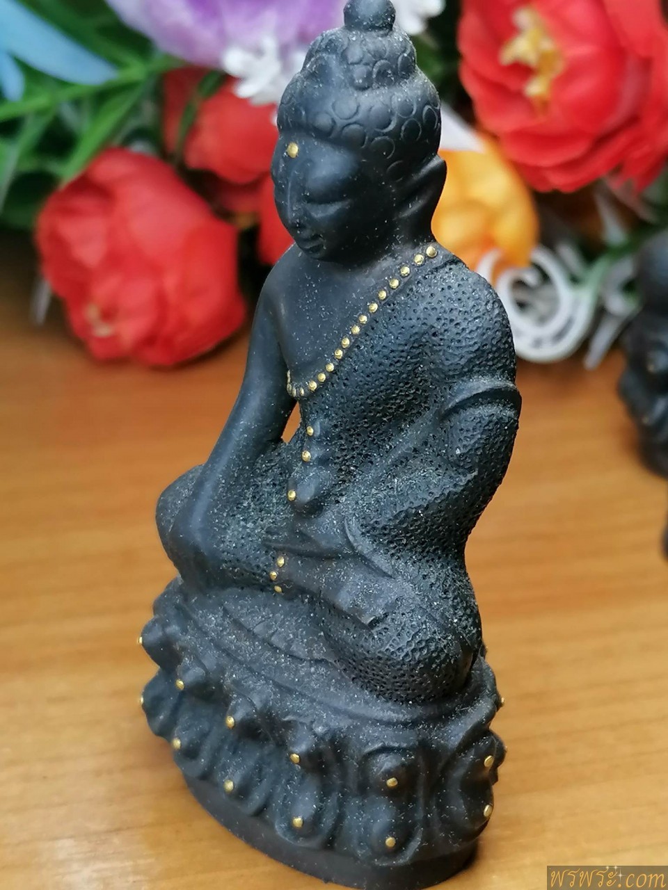 ปิด ส่ง จ.พิษณุโลก//พระกริ่งปวเรศ บัวรอบ ลายจุดหมุดทอง จารย์ใต้ฐาน เนื้อสัมฤทธิ์ กริ่งดัง//02