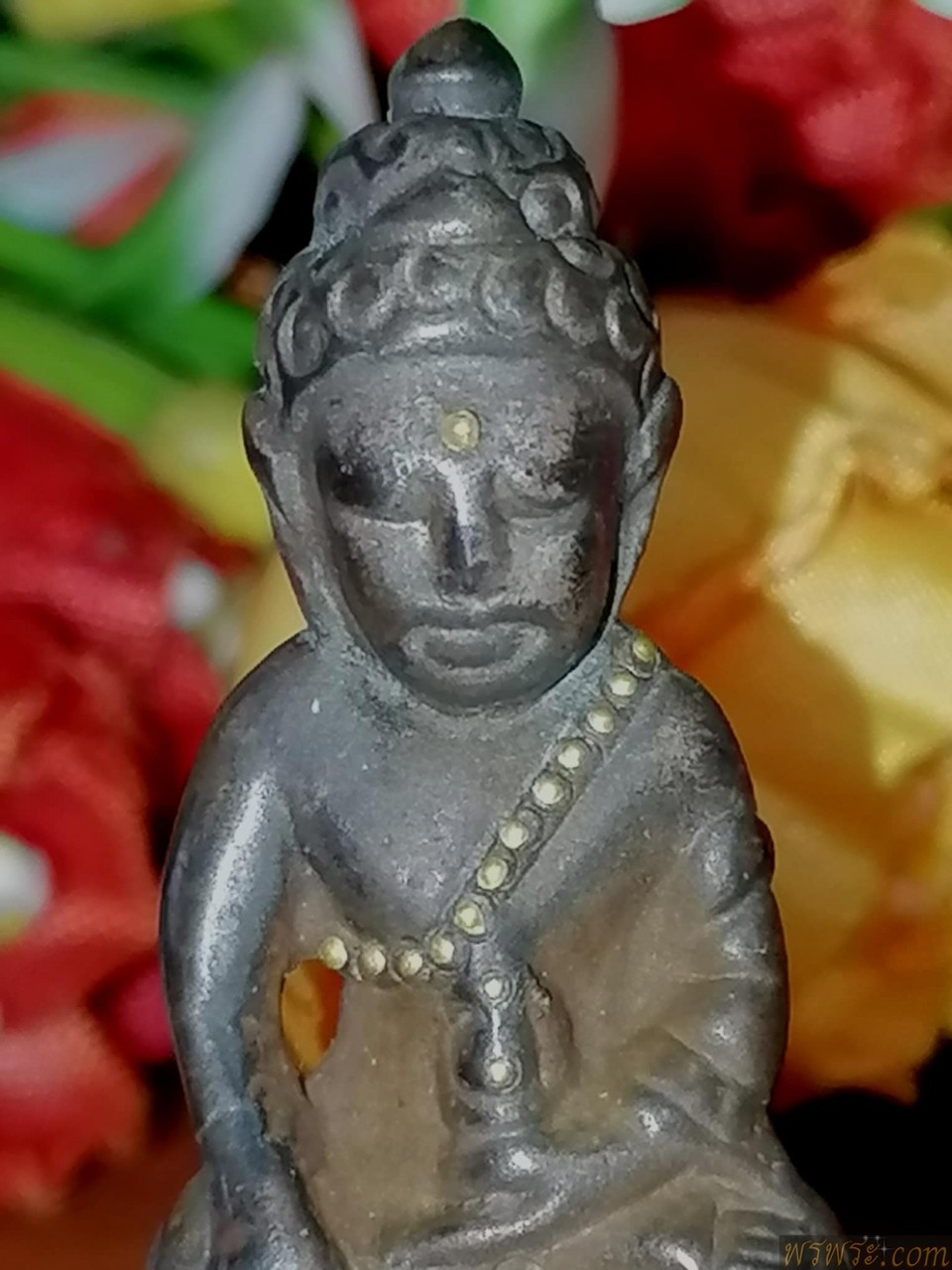 พระกริ่งปวเรศ หมุุุุุุุดทอง แผ่นปิดใต้ฐาน ทองคำ จารย์ เนื้อสำริด กริ่งดัง