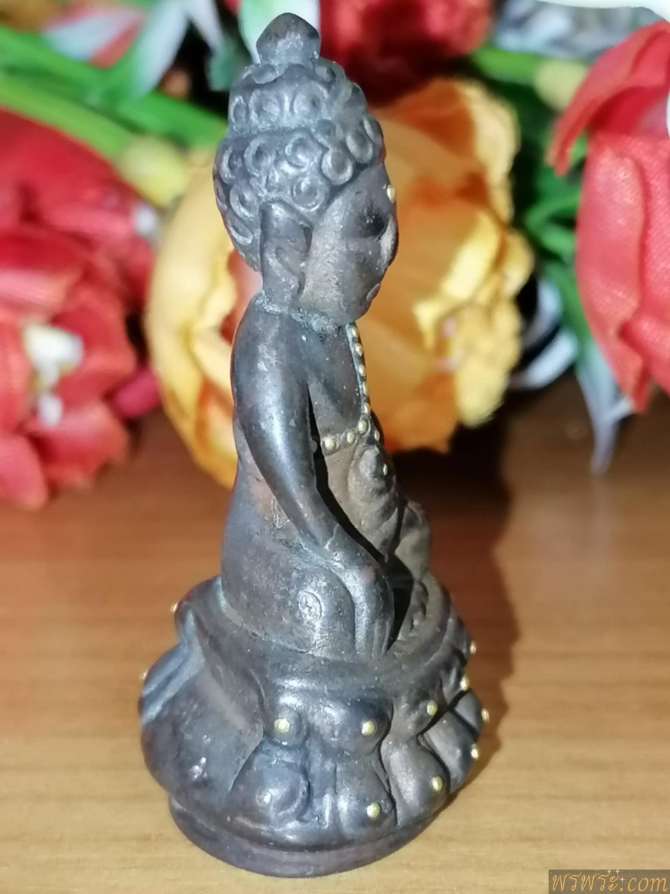 พระกริ่งปวเรศ หมุุุุุุุดทอง แผ่นปิดใต้ฐาน ทองคำ จารย์ เนื้อสำริด กริ่งดัง