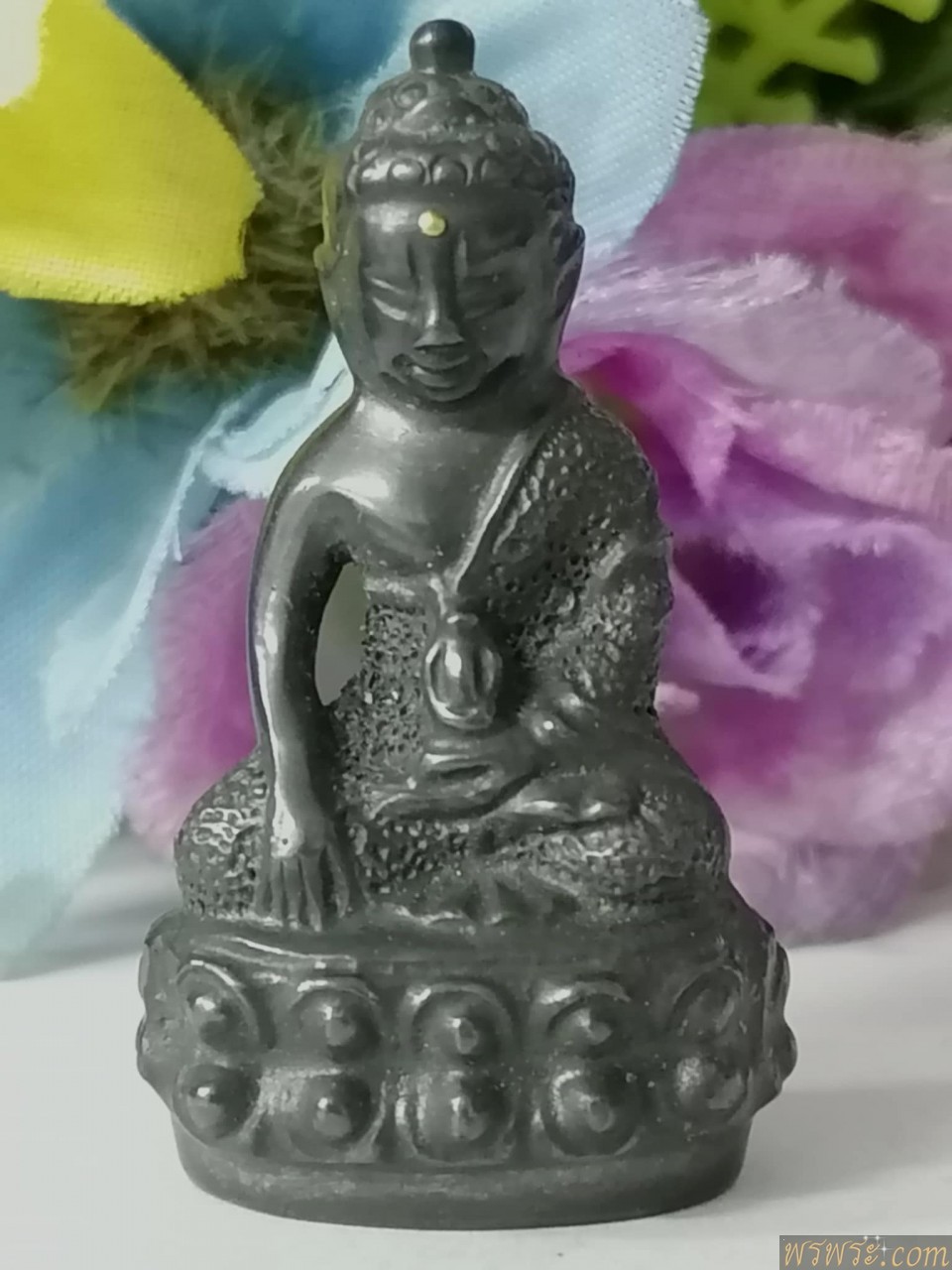 พระกริ่งปวเรศ ลายจุด หมุดทอง เนื้อสำริด กริ่งดัง