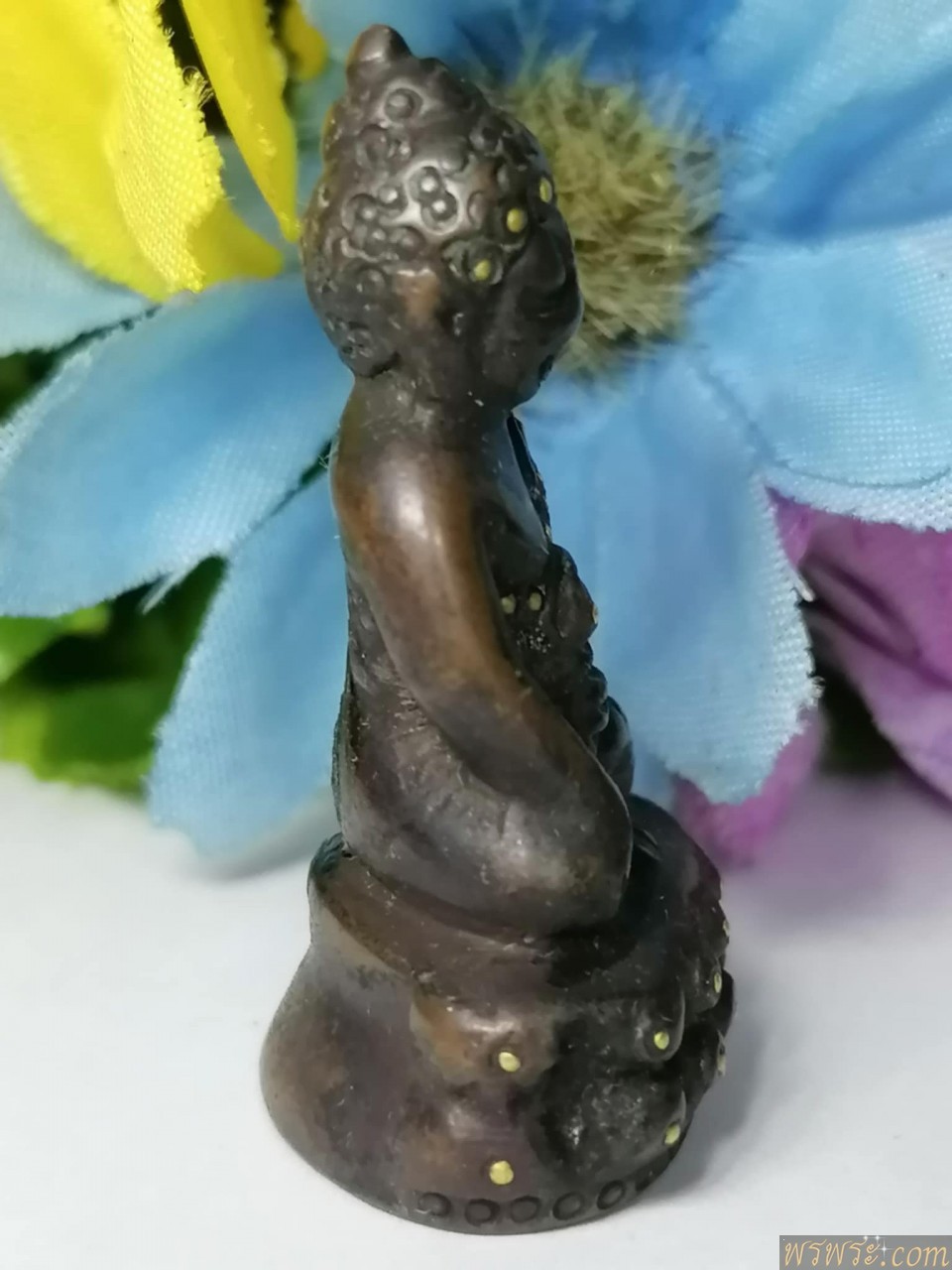 พระกริ่งปวเรศ หมุดทองคำ เนื้อสำริด กริ่งดัง//พิมพ์หายาก