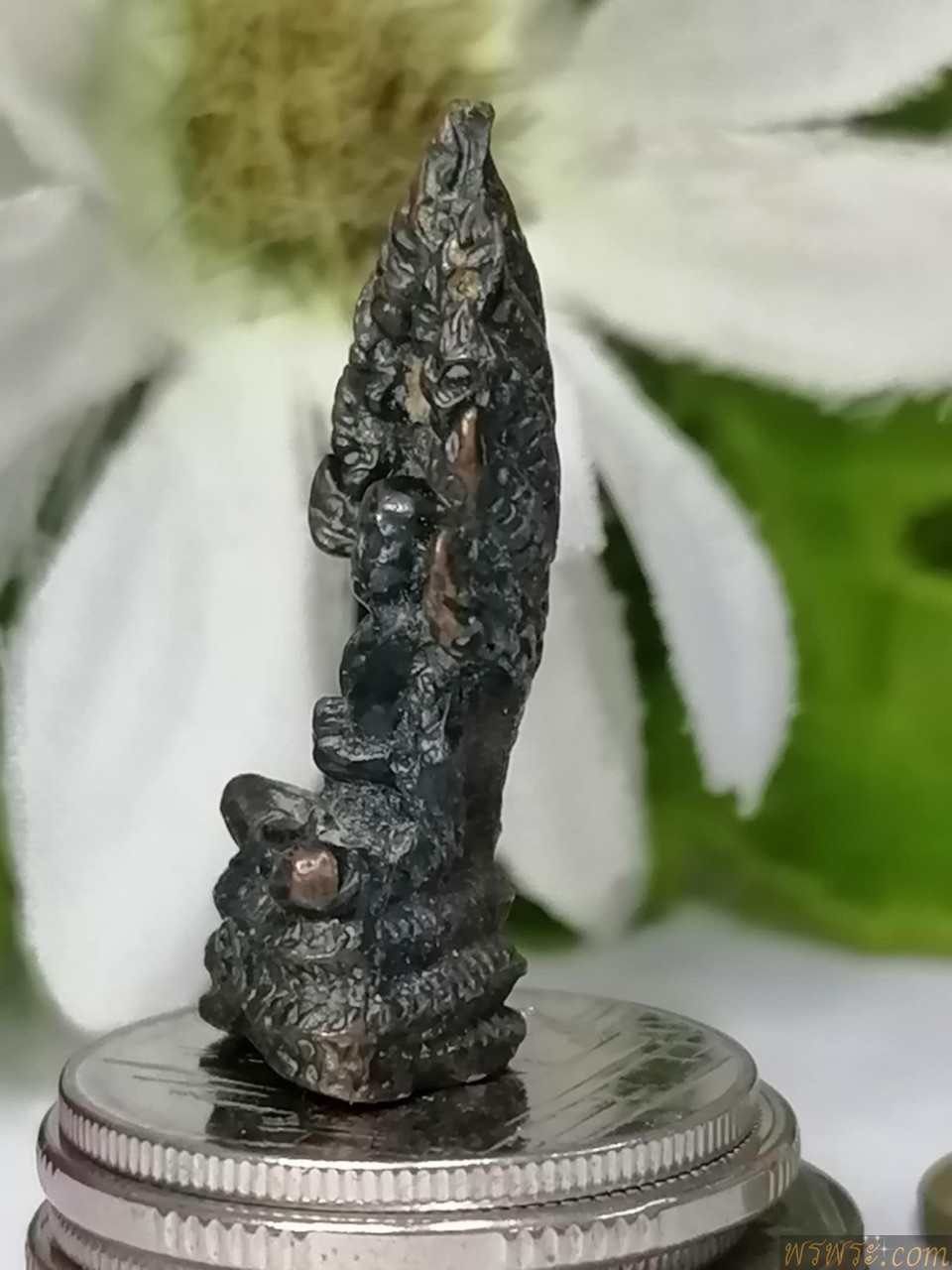 พระชัยวัฒน์ สมเด็จพุฒาจารย์ โต นาคปรก เนื้อชินตะกั่ว หล่อตัน ไม่ทราบที่ี