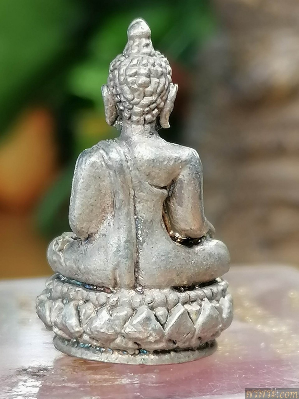 ปิด/หลวงปู่จัน พระกริ่งสิงห์หนึ่ง วัดพระธาตุหัวกว้าน จ.เชียงราย ๒๕๕๓ เนื้อโลหะออกเงิน กริ่งดังดี