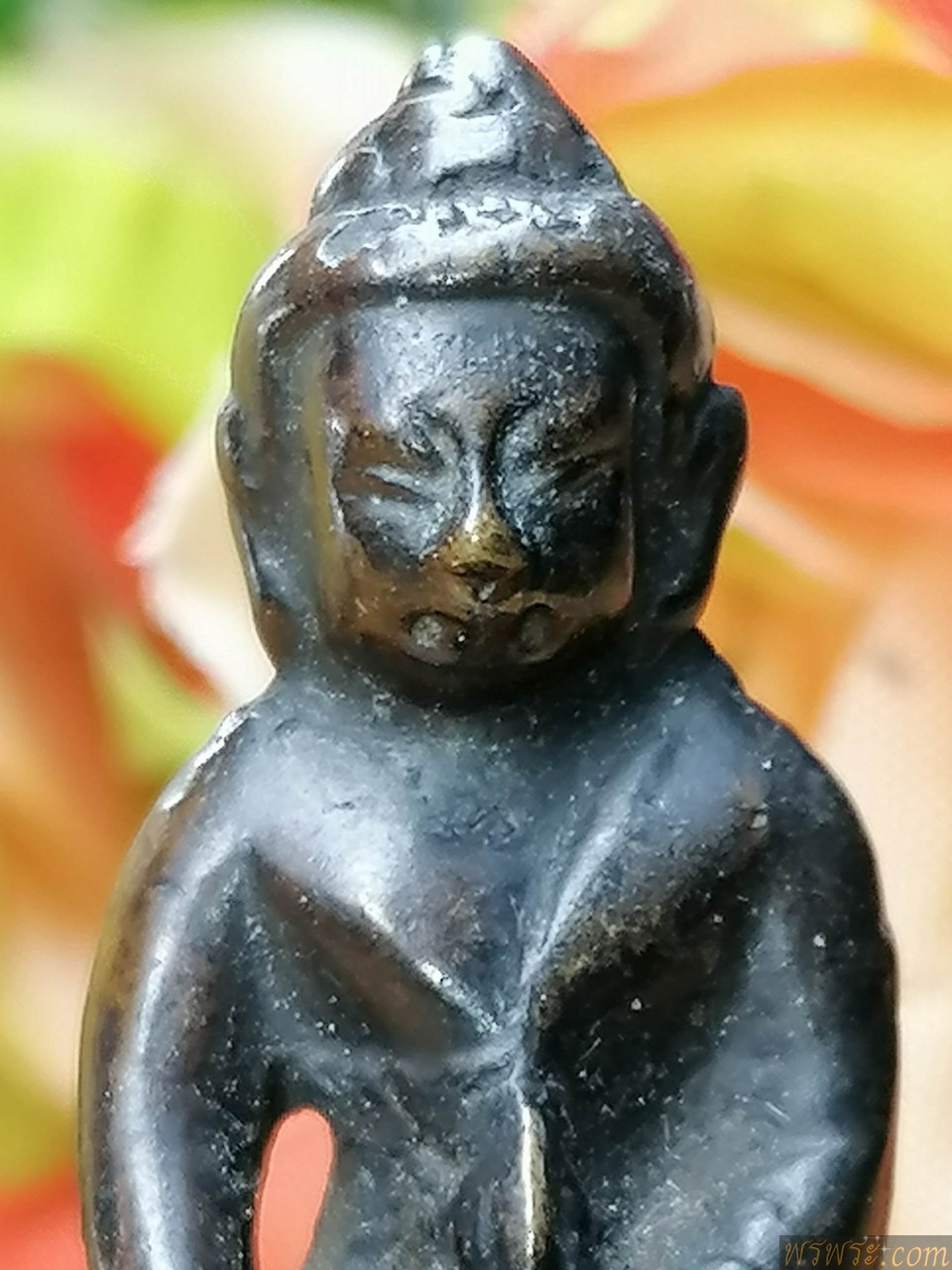 ปิด ส่ง จ.น่าน//พระกริ่ง ทรงจีน ตอกอักษรจีน ใต้ฐาน เนื้อสัมฤทธิ์ กริ่งดัง