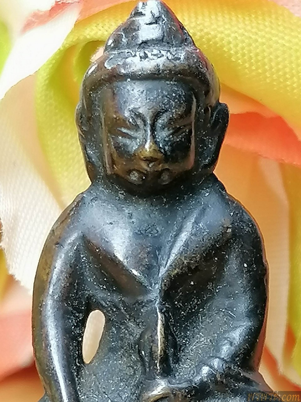 ปิด ส่ง จ.น่าน//พระกริ่ง ทรงจีน ตอกอักษรจีน ใต้ฐาน เนื้อสัมฤทธิ์ กริ่งดัง