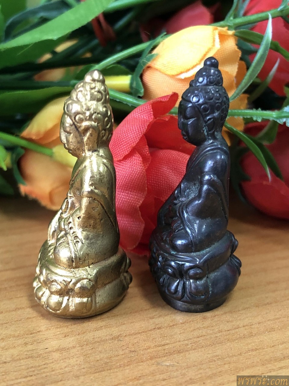 พระกริ่งปวเรศ เนื้อสัมฤทธิ์ กริ่งดัง/2องค์//ปิดองค์ที่2