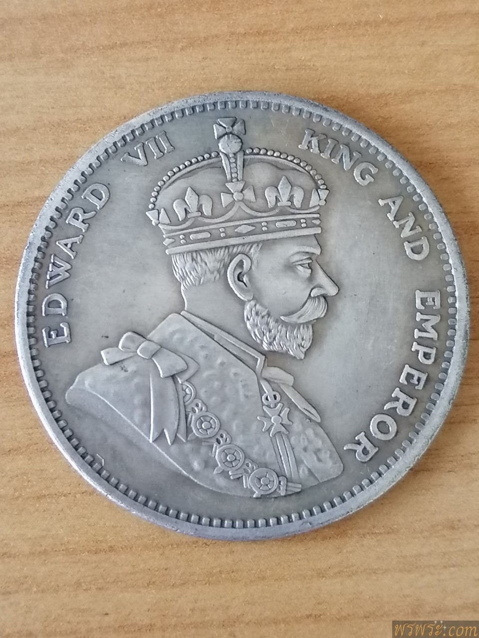 เหรียญEDWARD VII KING AND EMPEROR ONE DOLLAR 1940
